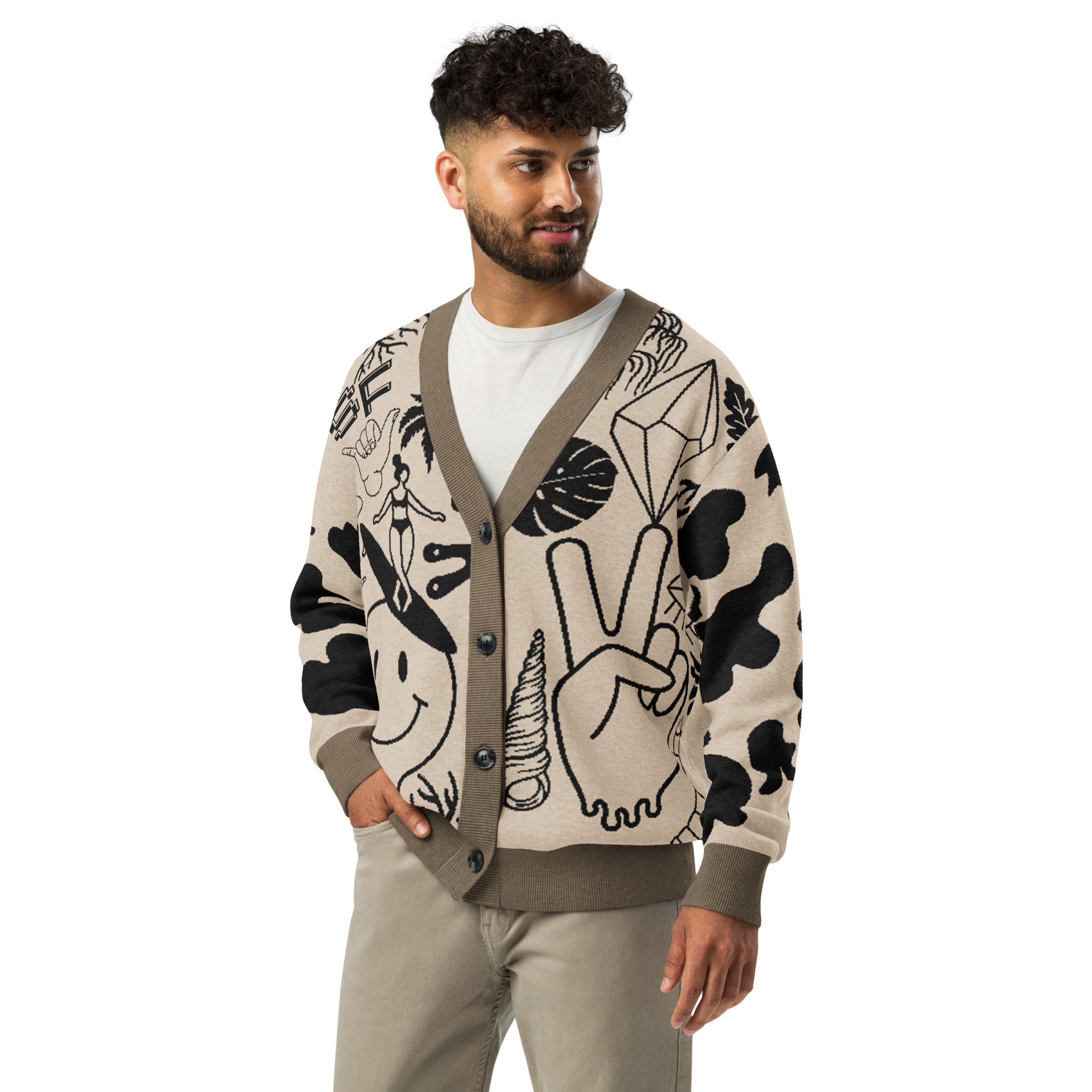 Clipart Cream Cardi Hazelnut - Image 5