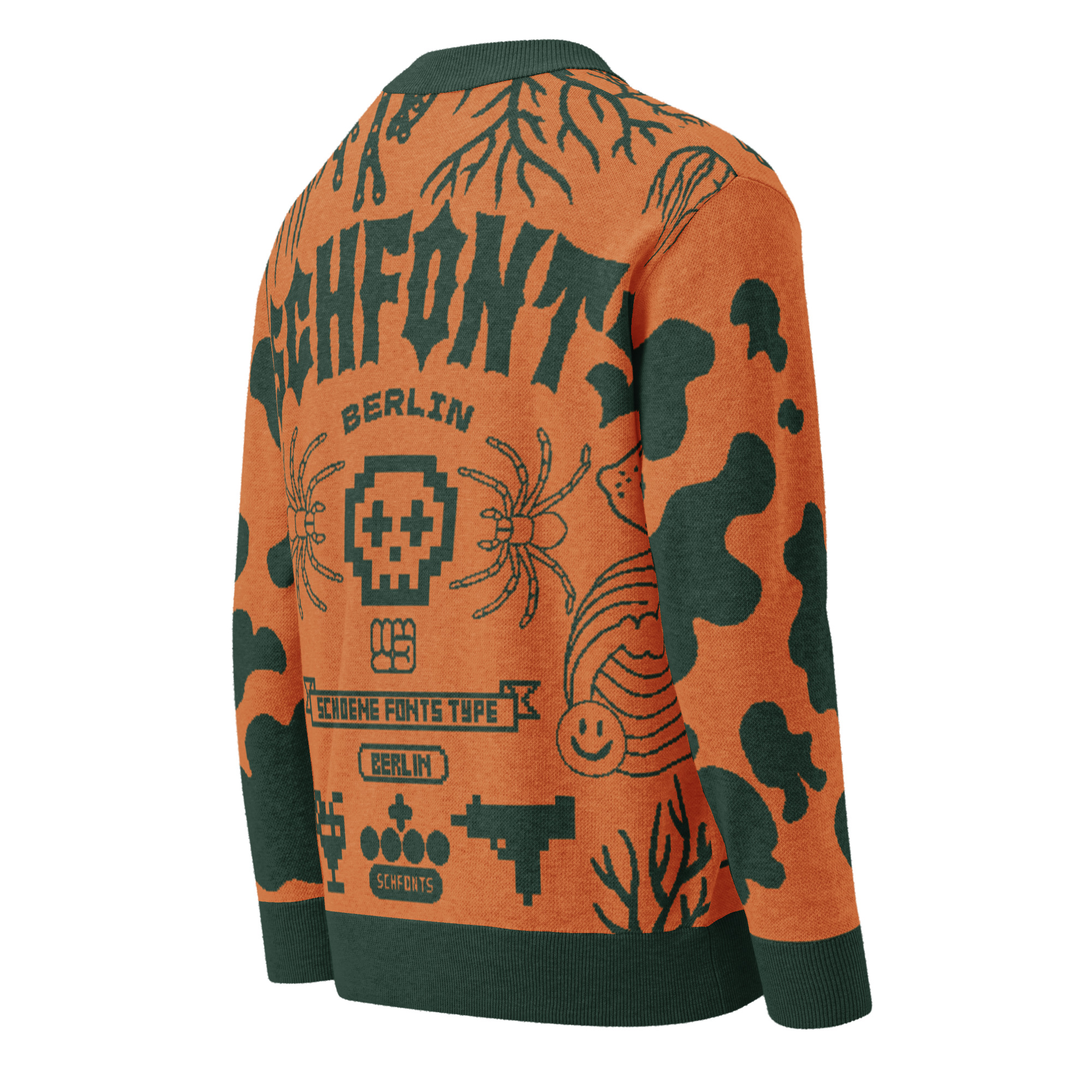 Clipart Cream Cardi Orange - Image 4